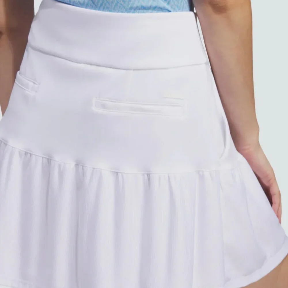 NWT New Adidas Womens Ultimate365 Frill Skort L Skirt Golf Tennis Pickleball - Picture 4 of 6